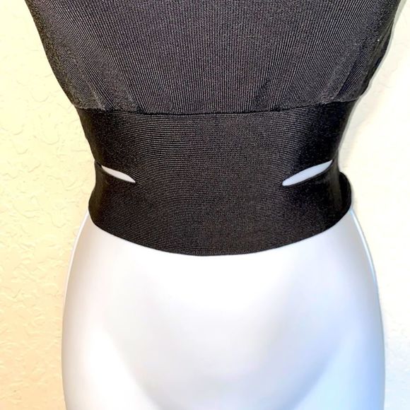 Zara Knit Cut Out Crop Top Trurtle Neck Top - Picture 4 of 9